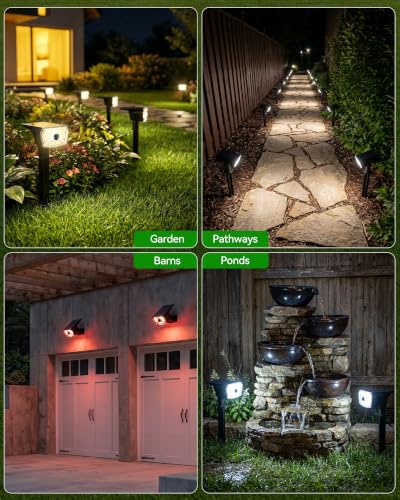 Solar Lights Outdoor Waterproof (4 Count)