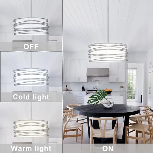 16 inch Modern Drum Pendant Light 3