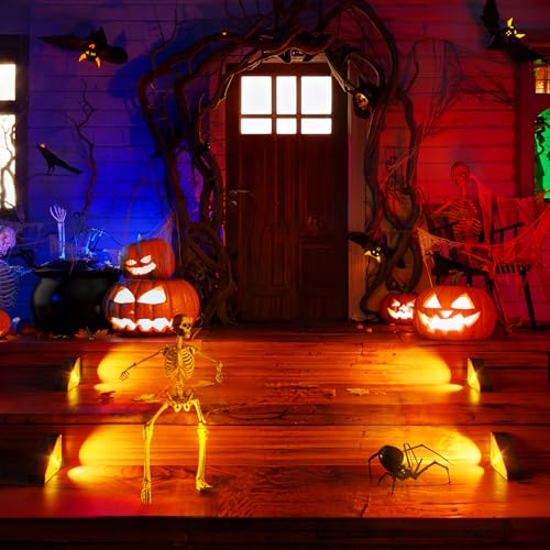 Solar Stair Lights Outdoor Waterproof (16 Count)