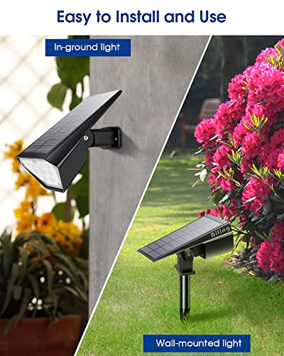 Solar Spot Lights Outdoor Waterproof Bright 700 Lumen White 6 Pack (6 Count)