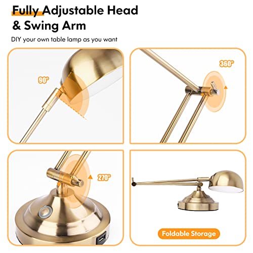Architect Gold Desk Lamp