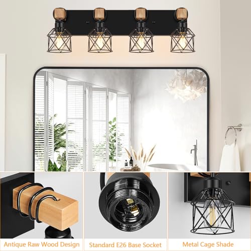 4 Light Bathroom Vanity Light Fixtures