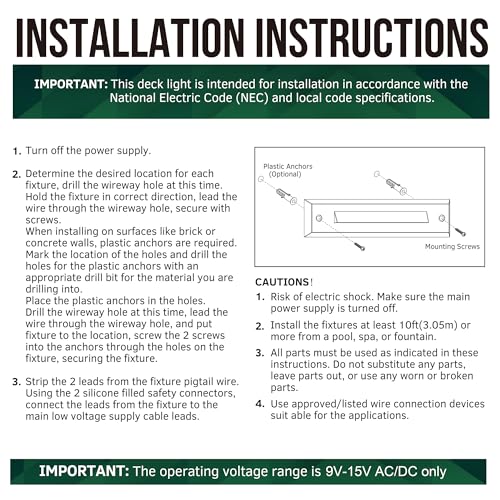 6 Pack Low Voltage 9 (6 Count)