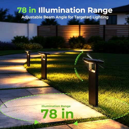 Solar Pathway Lights Outdoor (4 Count)