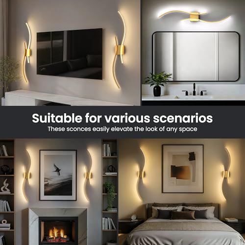 10000mAh Battery Operated Wall Sconces Set of 2 (2 Count)