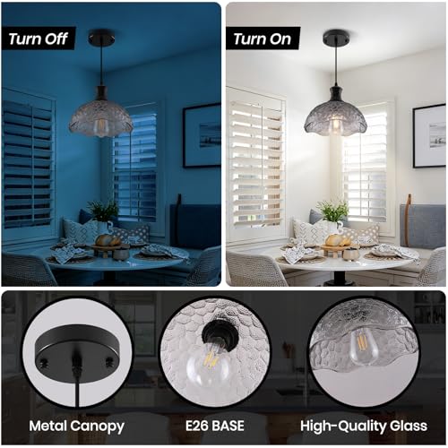 Vintage Pendant Light (Gray / 1 Pack)