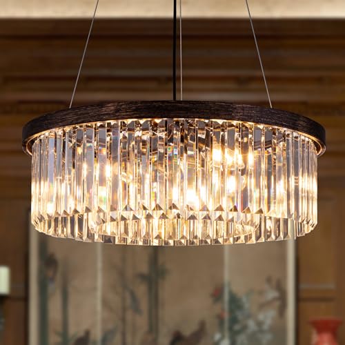 Crystal Chandelier for Dining Room Vintage Ceiling Lighting Fixture