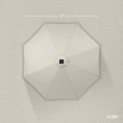 10ft Solar Market Patio Umbrella w
