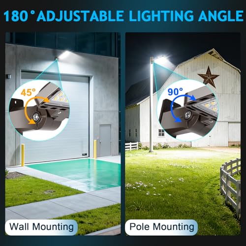 350W LED Parking Lot Light Dusk to Dawn Photocell 52500LM 5000K