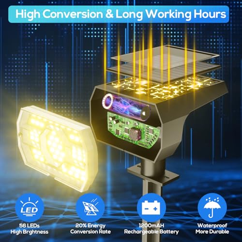 Solar Lights Outdoor Waterproof (4 Count)