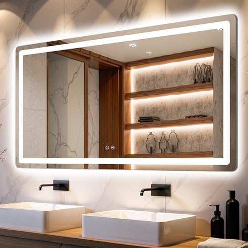 30x55 LED Bathroom Vanity Mirror with Lights