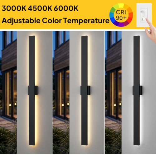 2 Pack 57.4 inch Modern LED Outdoor Wall Light