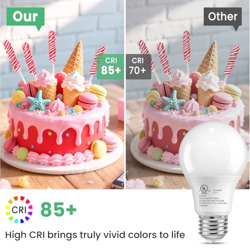 6 Pack A19 LED Light Bulbs (6 Count)