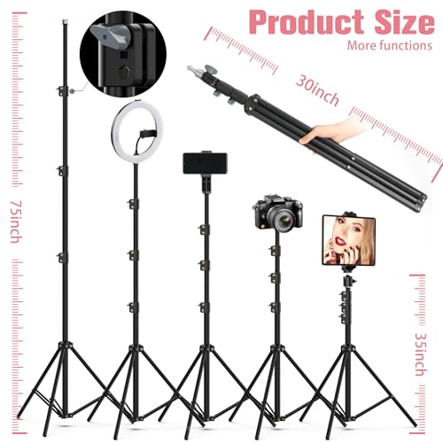 Pink 22" Ring Light for iPad iPhone with 75" Tripod Stand Barber