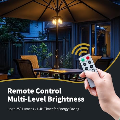 Patio Umbrella Light with Remote Control