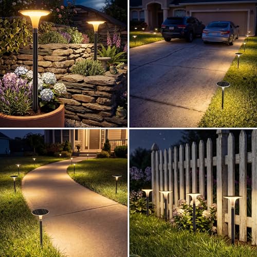 Solar Pathway Lights 4 Pack (4 Count)