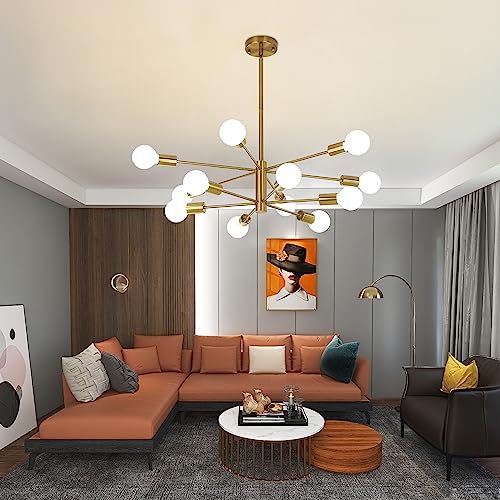 12 Light Modern Sputnik Chandelier