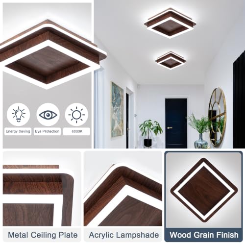 Square Modern LED Light Fixture