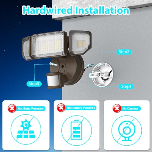 85W LED Security Lights Motion Sensor Light Outdoor