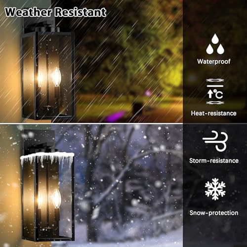 18’’ Large Outdoor Wall Lights (2 Count)