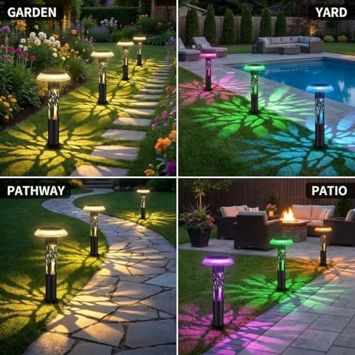 Solar Pathway Lights Outdoor (6 Count)