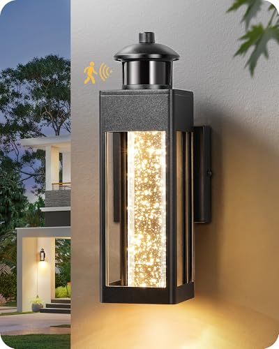 Motion Sensor Dusk to Dawn Outdoor Wall Lights