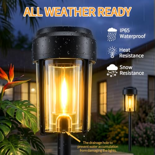 Solar Pathway Lights Outdoor (10 Count)