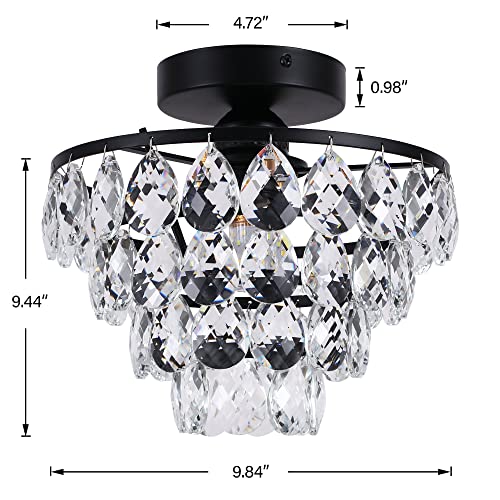 Mini Crystal Chandelier Ceiling Light Small