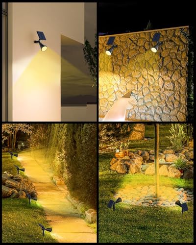 Solar Spot Lights Outdoor (10 Count)