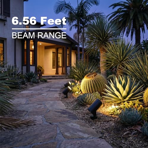 4PK Low Voltage Outdoor Flood Lights LED 6W 260 Lumen 3000K
