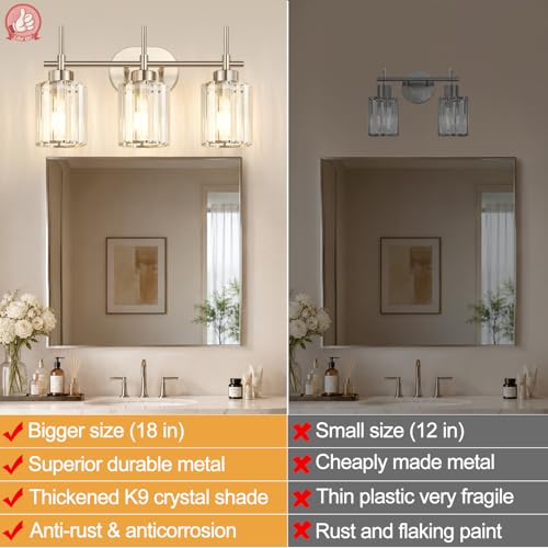 3 Light Bathroom Vanity Light Fixture