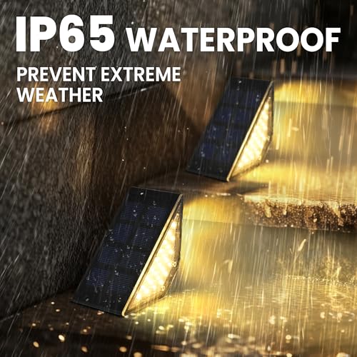 Solar Step Lights Waterproof (6 Count)