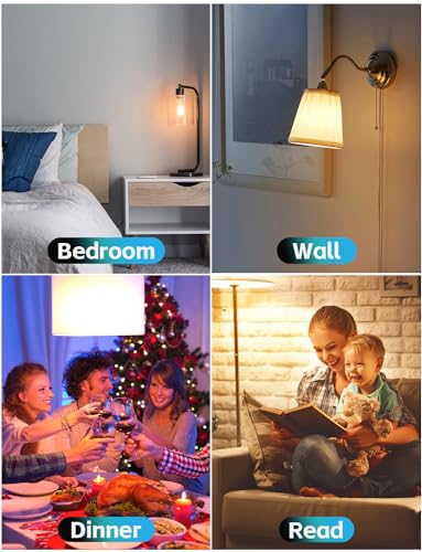 Edison Bulbs E26 LED Bulb 60 Watt Equivalent