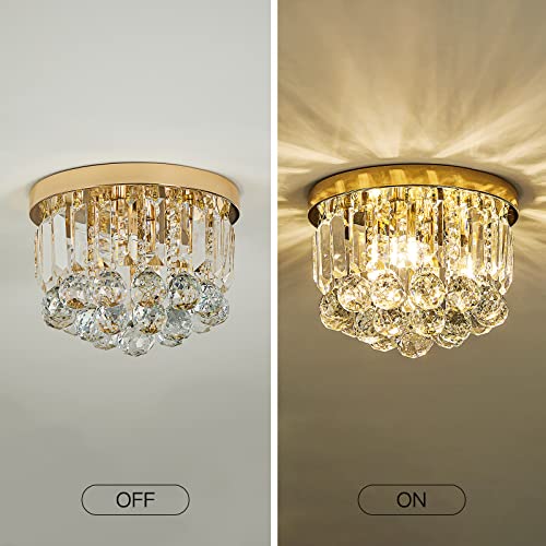 Round Crystal Lamp Chandelier