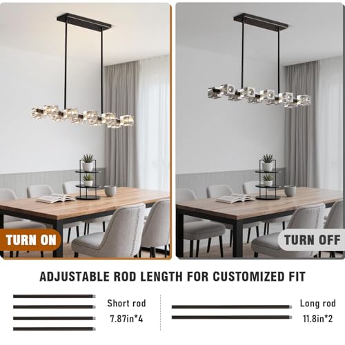 Modern Crystal Chandeliers for Dining Room