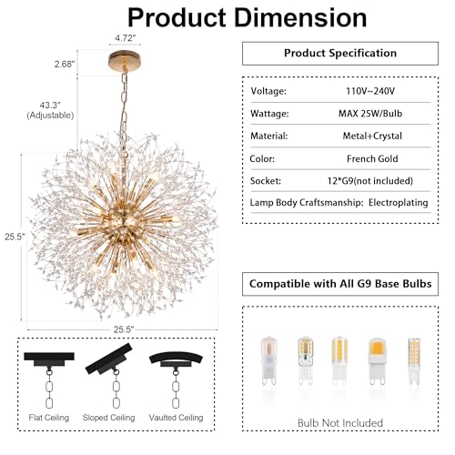 Modern Cryatsl Chandelier