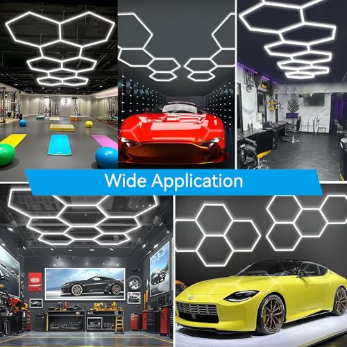 Hexagon LED Garage Light