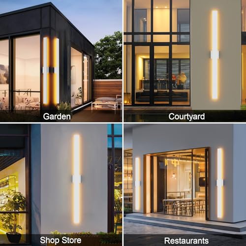 47.2" LED Outdoor Wall Light (2 Count)