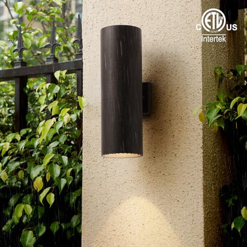 18" Modern Outdoor Porch Light 2 Lights (2 Count)