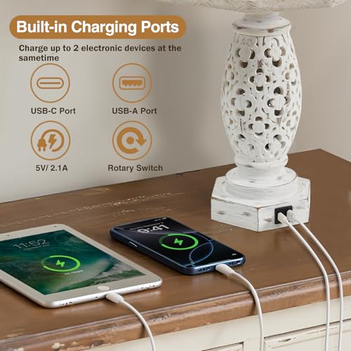 Lamps for Night Stands Set of 2 (2 Count)