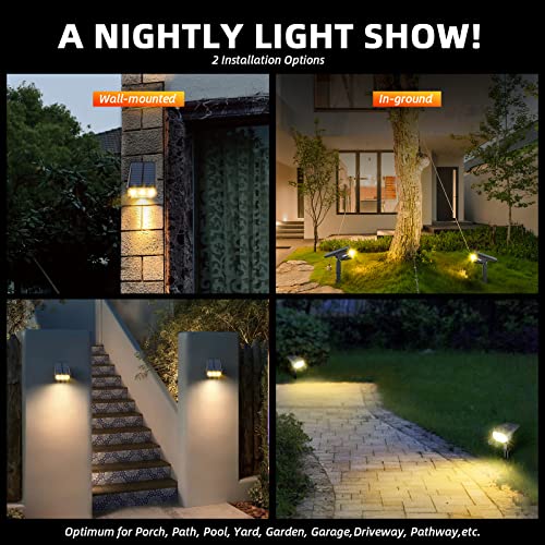 Solar Spot Lights Outdoor Landscape Lights (10 Count)