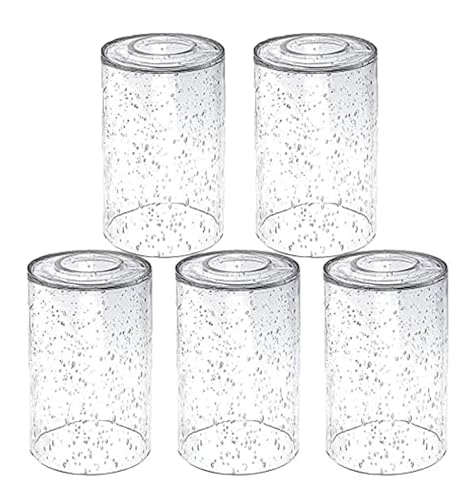 5 Pack Bubble Glass Glass Light Shade (5 Count)