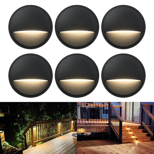 6 Pack Low Voltage LED Deck Lights (6 Count)