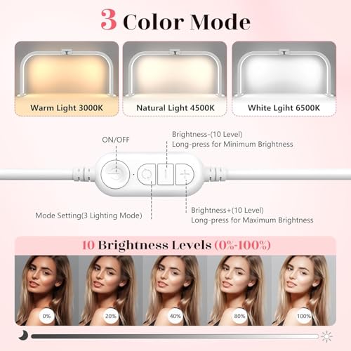 Half Moon Light for Nail Desk