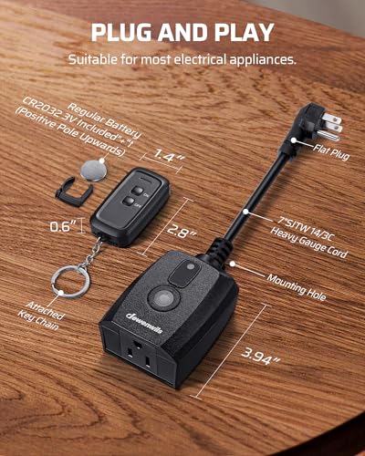 Outdoor Remote Control Outlet