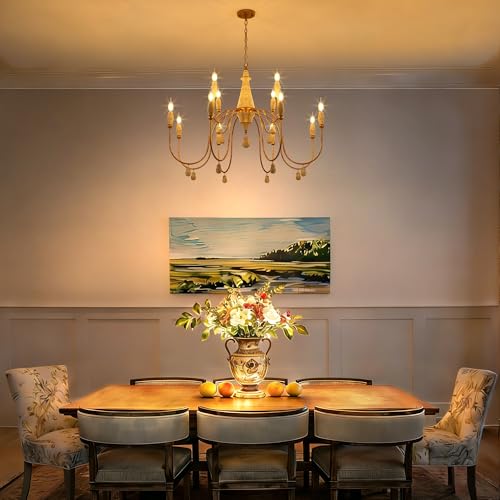 42.5" Extra Large French Country Chandelier