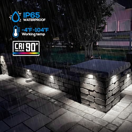 8 Pack 4 Inch LED Hardscape Lighting (8 Count)