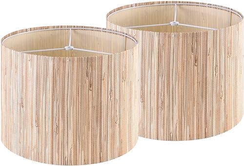 13" Drum Boho Lamp Shades Set of 2 Medium (2 Count)