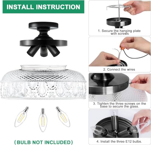 Semi Flush Mount Ceiling Light