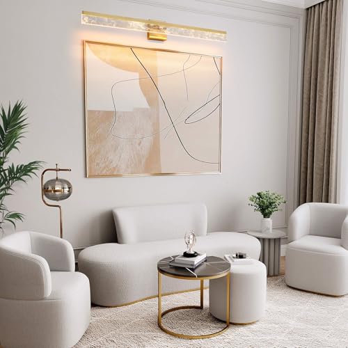 39 Inch Brushed Gold Vanity Light Fixture